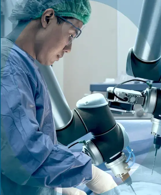 Orthopedic Surgeon performing Arthroscopic Joint Resurfacing with CyborGel